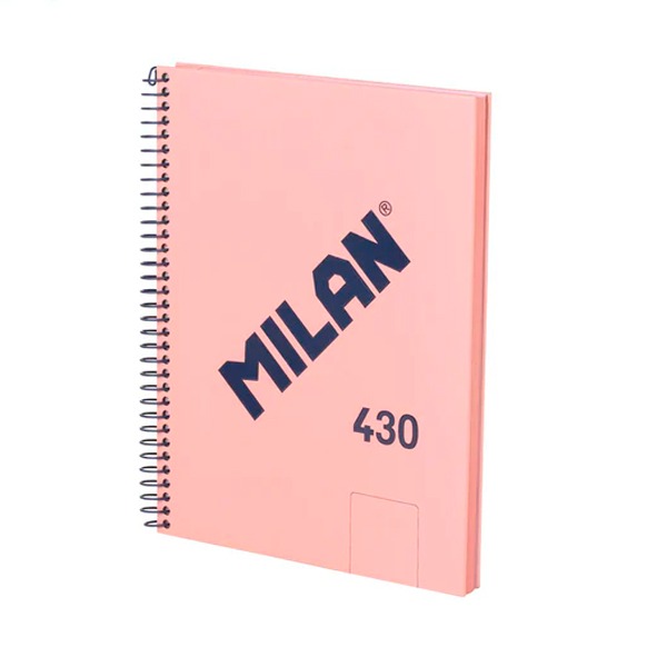 LIBRETA A5 ROSA  80H ESPIRAL LISA 430