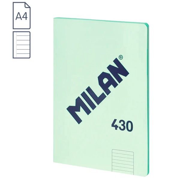 LIBRETA A4 VERDE 48H LINEAS