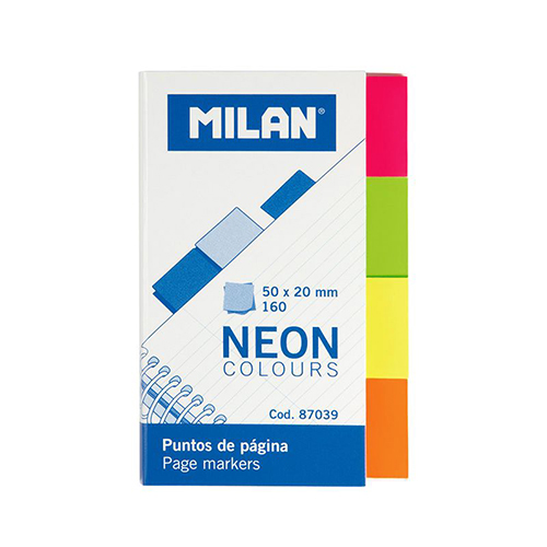 BLOC 10 PUNTOS DE PAGINA NEON