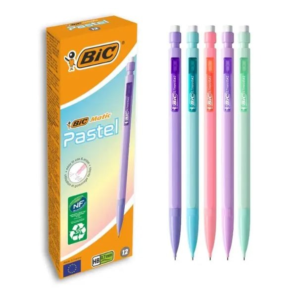PORTAMINAS BIC MATIC PASTEL 0'7MM