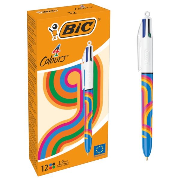 BOLIGRAFO 4 COLORES AZUL BIC