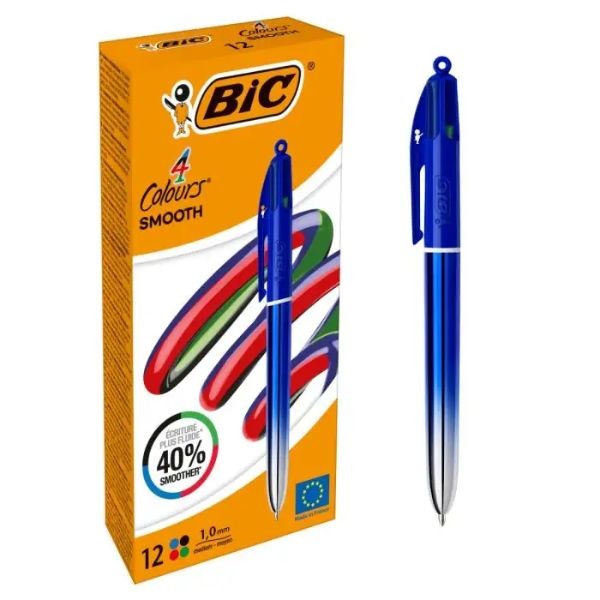 BOLIGRAFO 4 COLORES 4C HYDRO PURPLE BLC