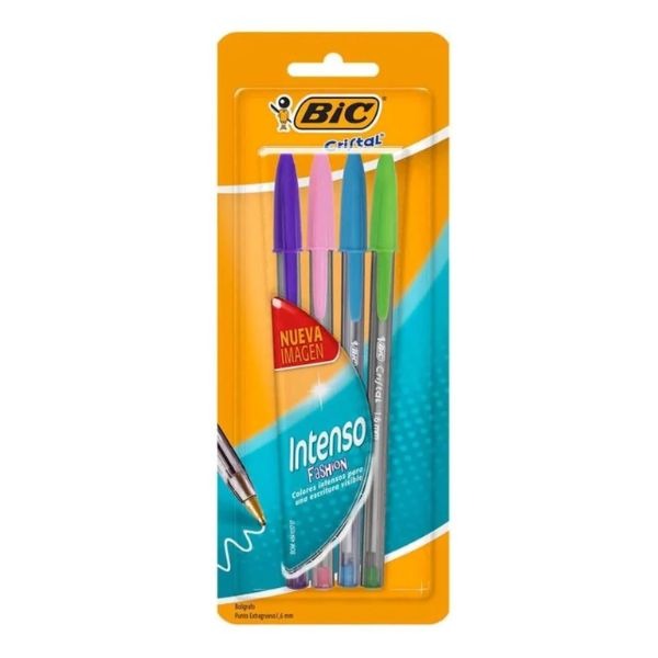 BOLIGRAFO 4 COLORES SMOOTH TURQUESA BIC