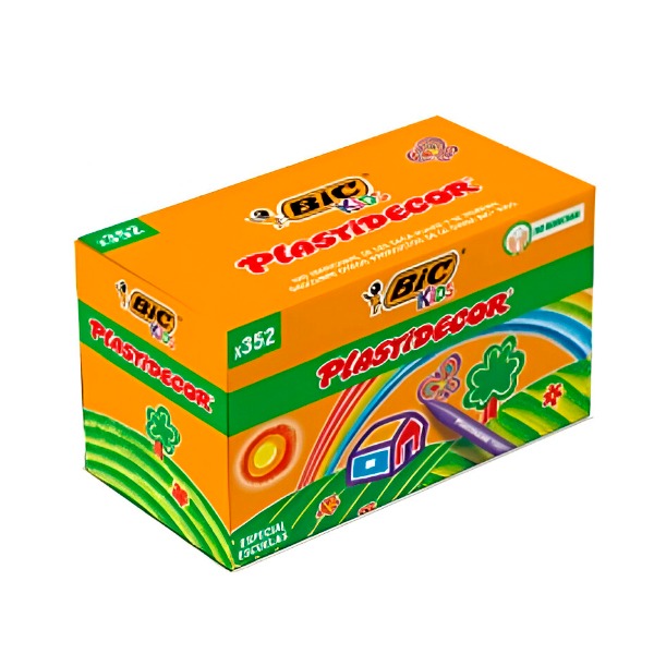 CAJA 352 PLASTIDECOR (16COLORESX22UDS.)