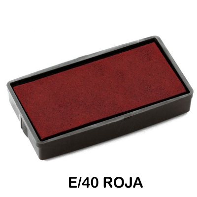 ALMOHADILLA PRINTER E/40 ROJO