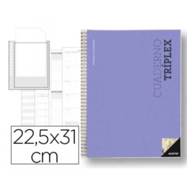 CUADERNO TRIPLEX T.A4 ADDITIO