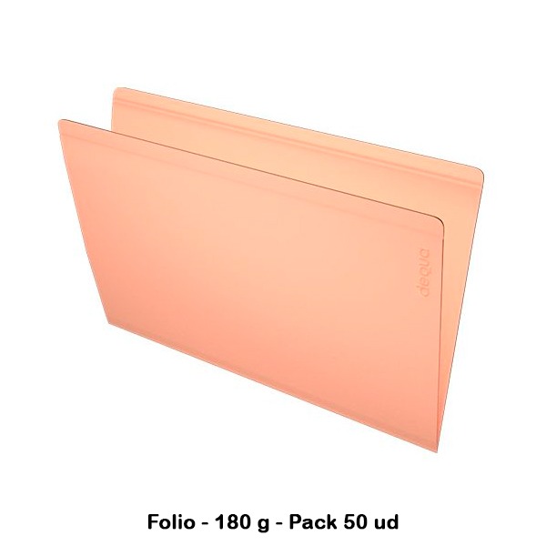 PACK 50 SUBCARPETAS FOLIO COLOR SEPIA