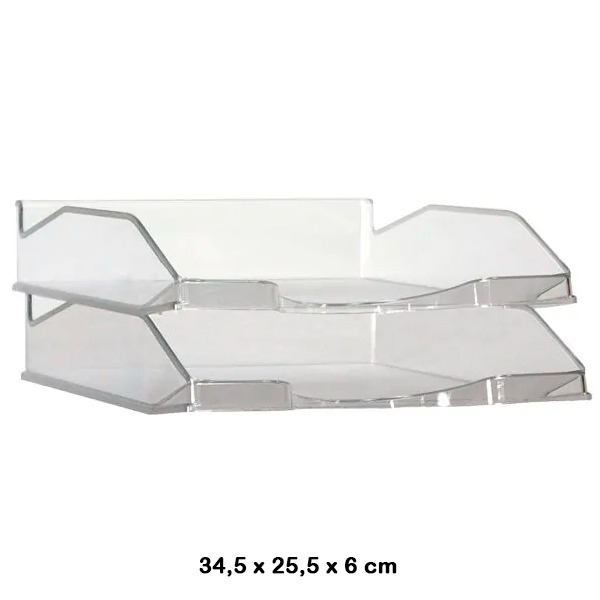 BANDEJA APILABLE TRANSPARENTE DEQUA