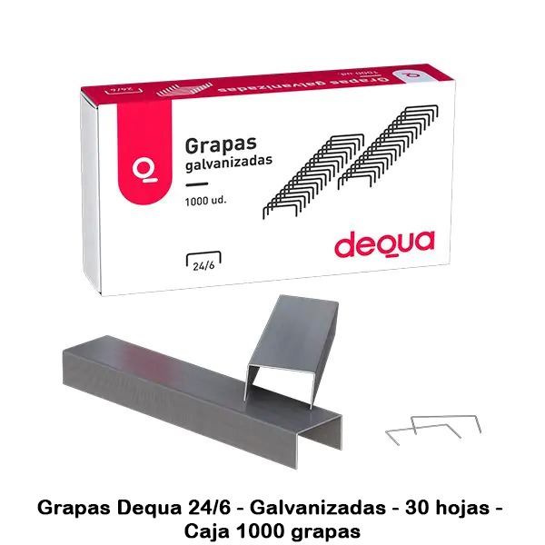 CAJA DE GRAPAS 22/6-24/6 GAL 1000U DEQU