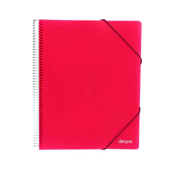 CARP.DEQUA 20 FUNDAS ESPIR.FUCSIA TRANS