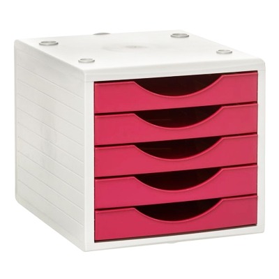 MODULO 5 CAJONES FUCSIA OPACO