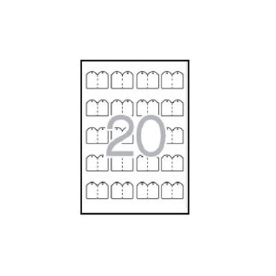 PACK 200 ETIQUETAS COLGANTES IMPRIMIBLE