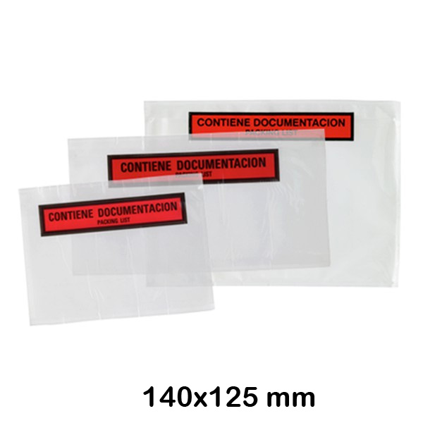 SOBRES PACKING LIST 140X125 CAJA 250UD.