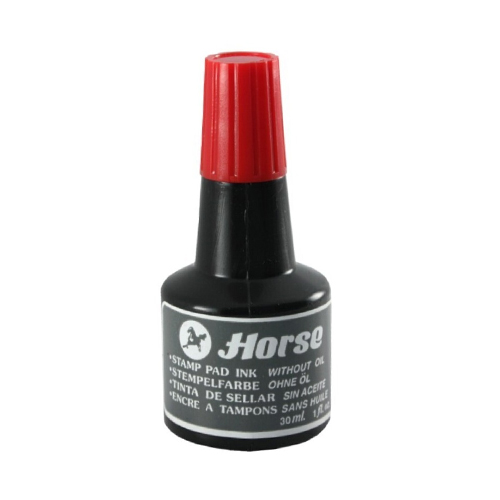 TINTA PARA SELLOS 30ML ROJO  HORSE