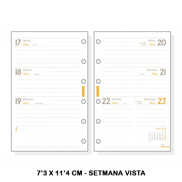 RECAMBIO C399C ANUAL 603 SVH 2025