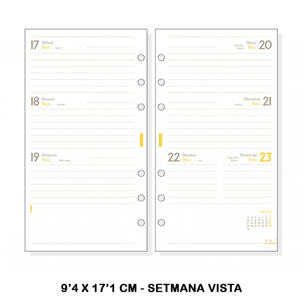 RECAMBIO C999C ANUAL 609 SVH 2025