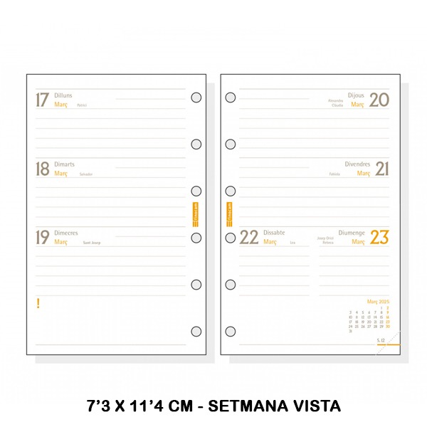 RECAMBIO C297C ANUAL 602 2DP 2025
