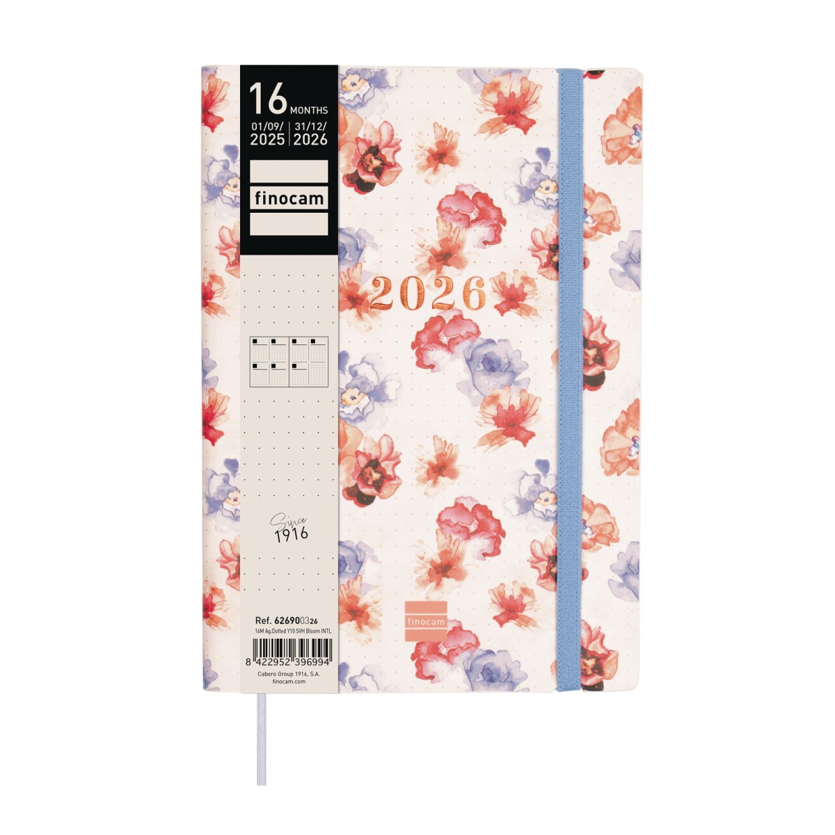 AGENDA ESC.16M.DOTTED Y10 SVH 25/26 BLOO