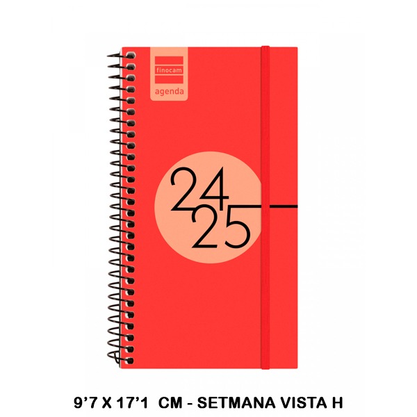 AGENDA ESC. ESPIRAL E9 SVH 24/25 ROJO