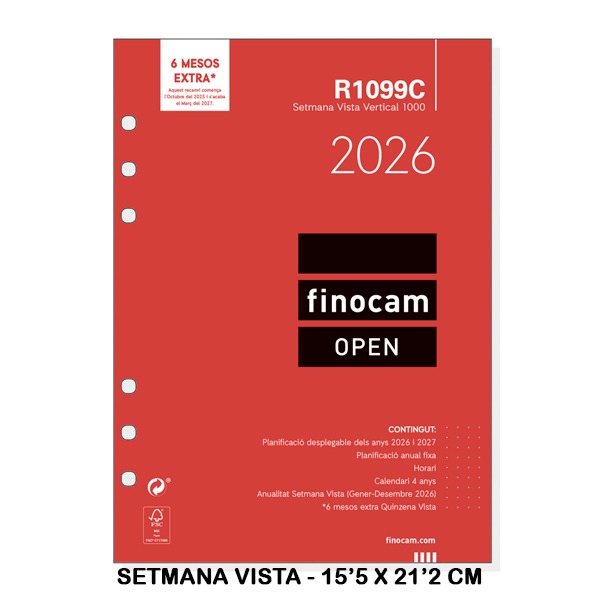 RECAMBIO ANUAL 1000 SVV 2026 R1099C