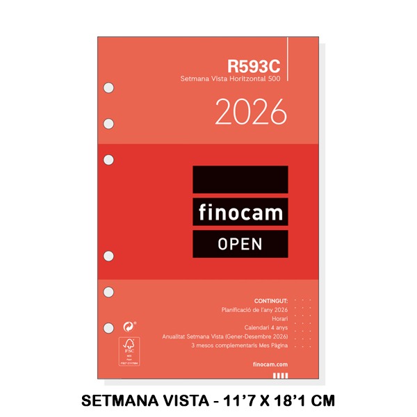 RECAMBIO ANUAL 500 SVH 2026 R593C