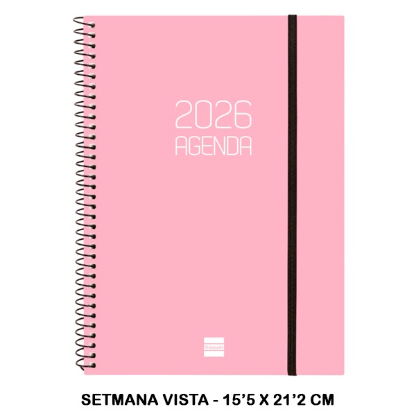 AGENDA OPAQUE E10 SVH 2026 ROSA