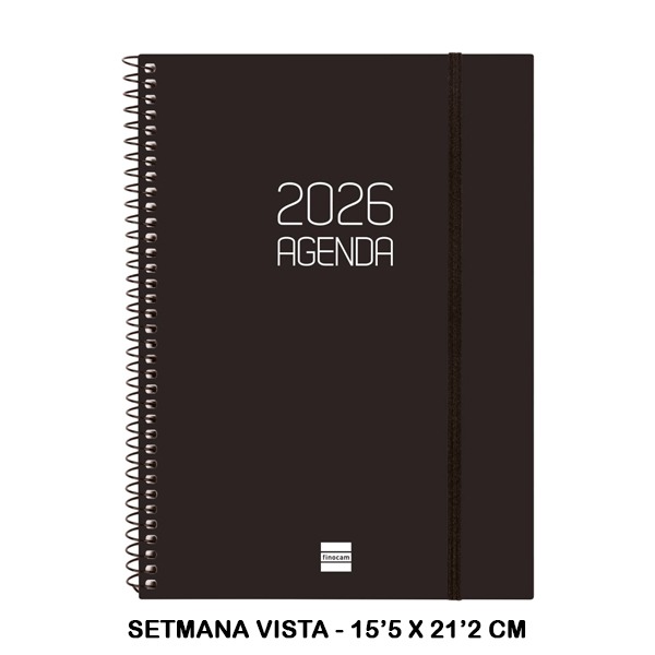 AGENDA OPAQUE E10 SVV 2026 NEGRO