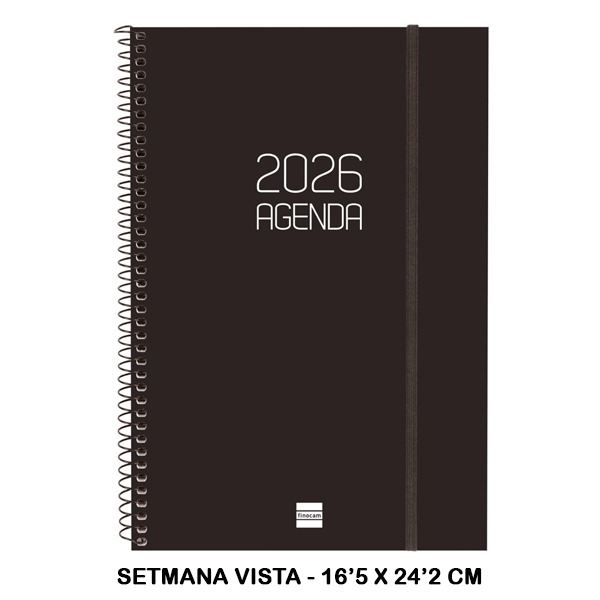 AGENDA OPAQUE E11 SVV 2026 NEGRO