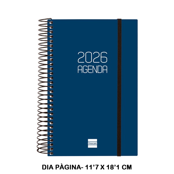 AGENDA OPAQUE E5 1DP 2026 AZUL