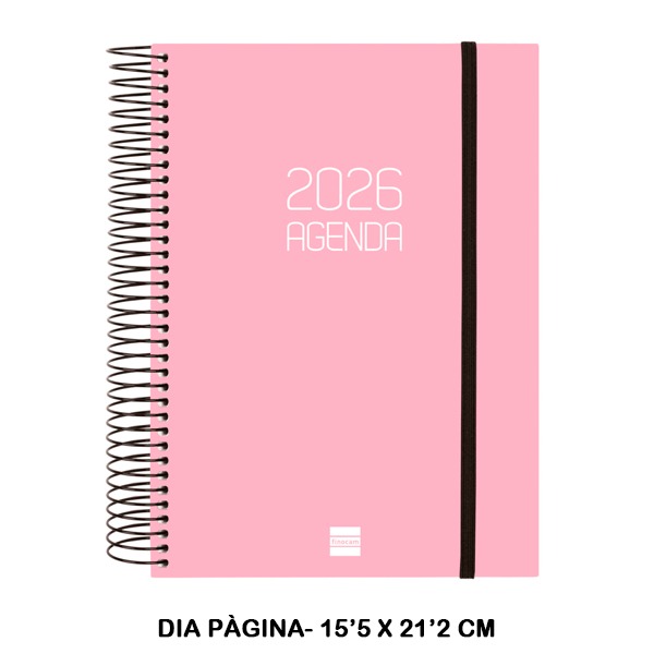 AGENDA OPAQUE E10 1DP 2026 ROSA