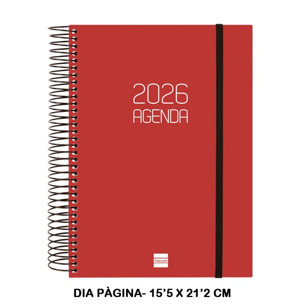 AGENDA OPAQUE E10 1DP 2026 BURDEOS