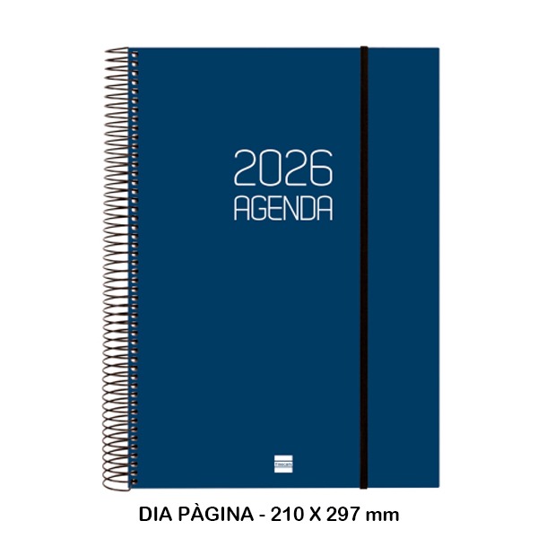 AGENDA OPAQUE E40 1DP 2026 AZUL