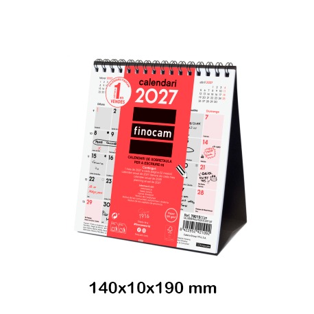 CALENDARIO SOBREMESA ESCRIBIR  XS 2027