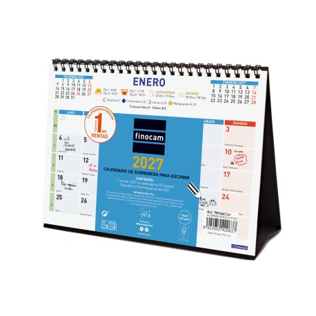 CALENDARIO SOBREM. COLOR 21X15 2027