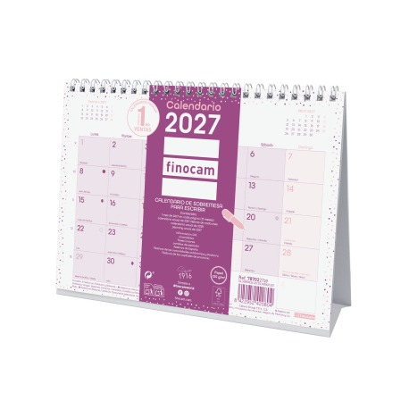CALENDARIO SOBREM.CHIC 2027 BLANCO