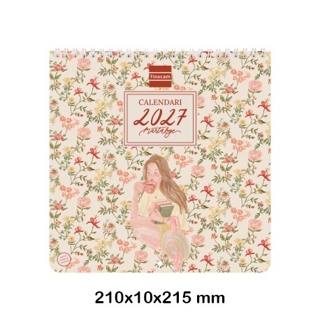 CALENDARIO PARET ART 21X21 MARTAB. 2027