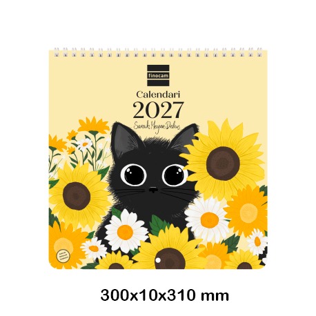 CALENDARIO PARET ART 30X30 SARAH 2027