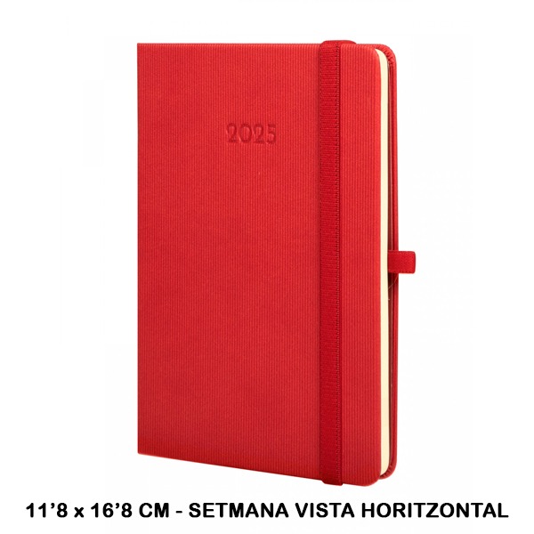 AGENDA TEXTURA M4 SVH 2025 VERMELL CAT+