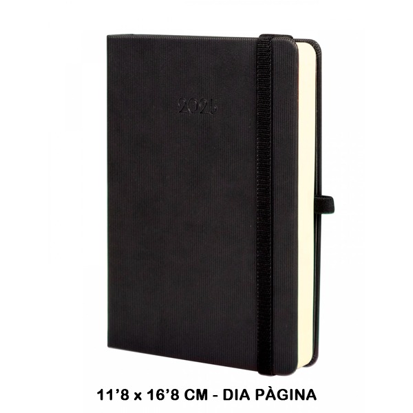 AGENDA TEXTURA M4 1DP 2025 NEGRE   CAT+