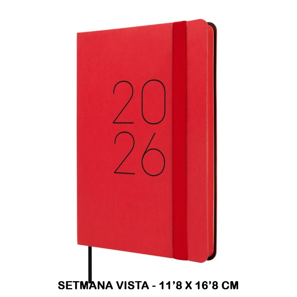 AGENDA LISA F4 SVH 2026 ROJO