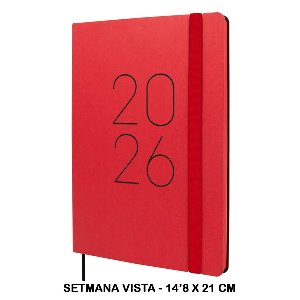 AGENDA LISA FA5 SVV 2026 ROJO