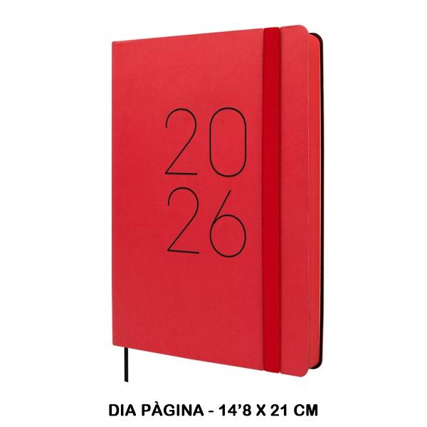 AGENDA LISA FA5 1DP 2026 ROJO