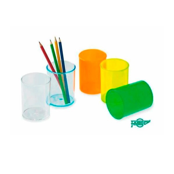 CUBILETE PLASTICO FLUORESCENTES  FAIBO