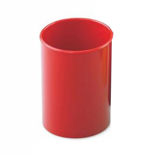 CUBILETE PLASTICO OPACO COLOR ROJO