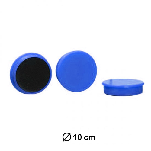 IMANES REDONDOS  10MM COLOR AZUL