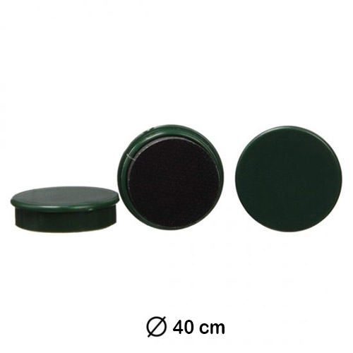 IMANES REDONDOS  40MM COLOR NEGRO