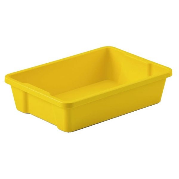BANDEJA PARA ARMARIO 26X32CM AMARILLA