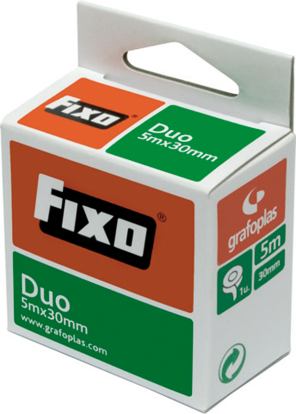 CINTA ADHESIVA DOBLE CARA 30MMX5M FIXO