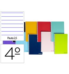 LIBRETA T.A5 T/DURA 80H 75GR PAUTA 2'5M