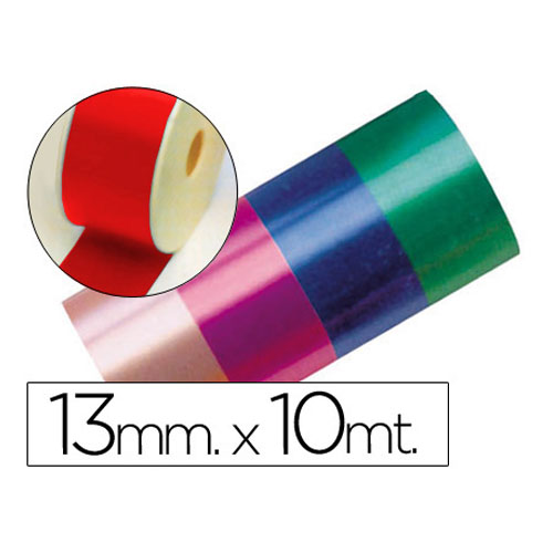ROLLO DE CINTA REGALO ROJO DE 13X10MT